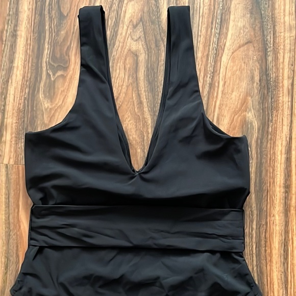 Tory Burch Miller Plunge One Piece Swimsuit - Picture 12 of 16